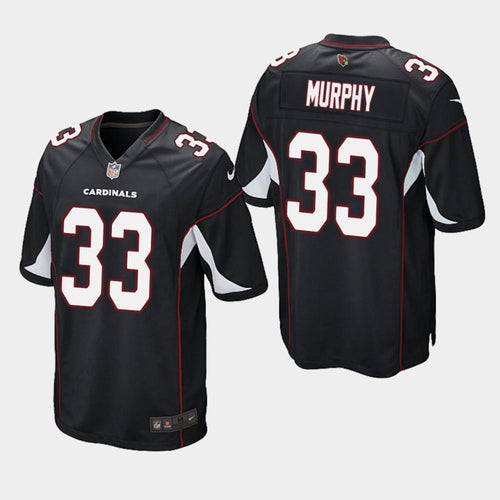 Arizona Cardinals #33 Byron Murphy 2019 Draft Game Jersey 2019 - Black