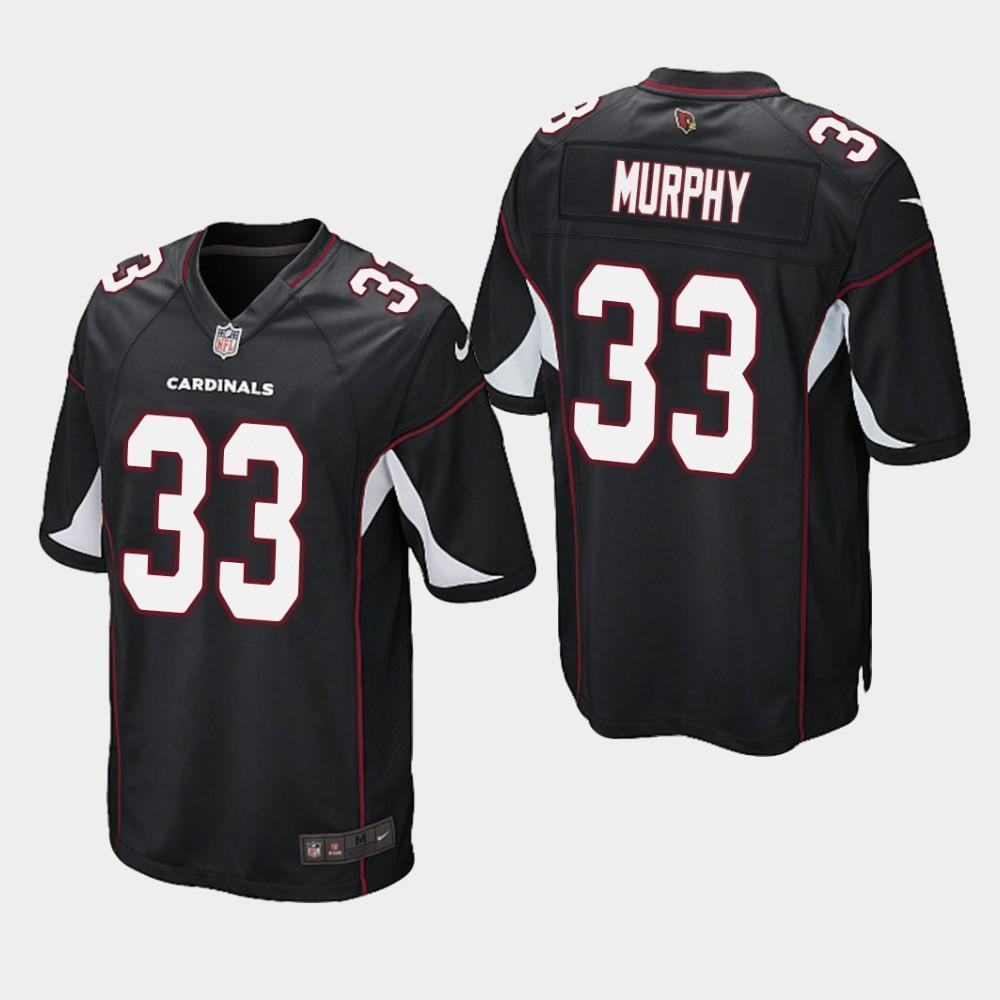 Arizona Cardinals #33 Byron Murphy 2019 Draft Game Jersey 2019 - Black