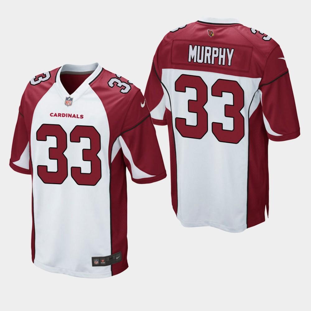Arizona Cardinals #33 Byron Murphy 2019 Draft Game Jersey 2019 - White