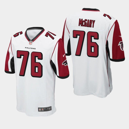 Atlanta Falcons #76 Kaleb McGary 2019 Draft Game Jersey 2019 - White