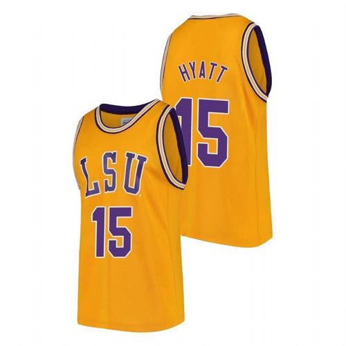 Aundre Hyatt LSU Tigers Basketball Jersey 2019 - Gold