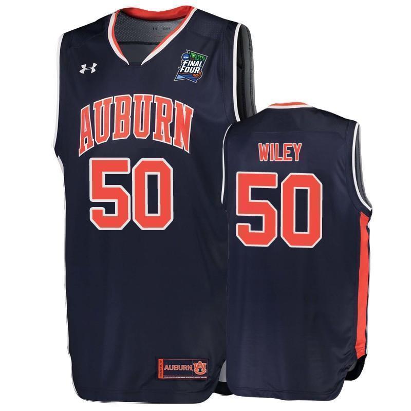 Austin Wiley Auburn Tigers 2019 Final Four Basketball Jersey 2019 - Navy