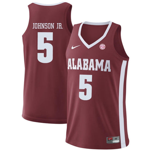 Avery Johnson Jr. Alabama Crimson Tide Basketball Jersey 2019 - Cardinal