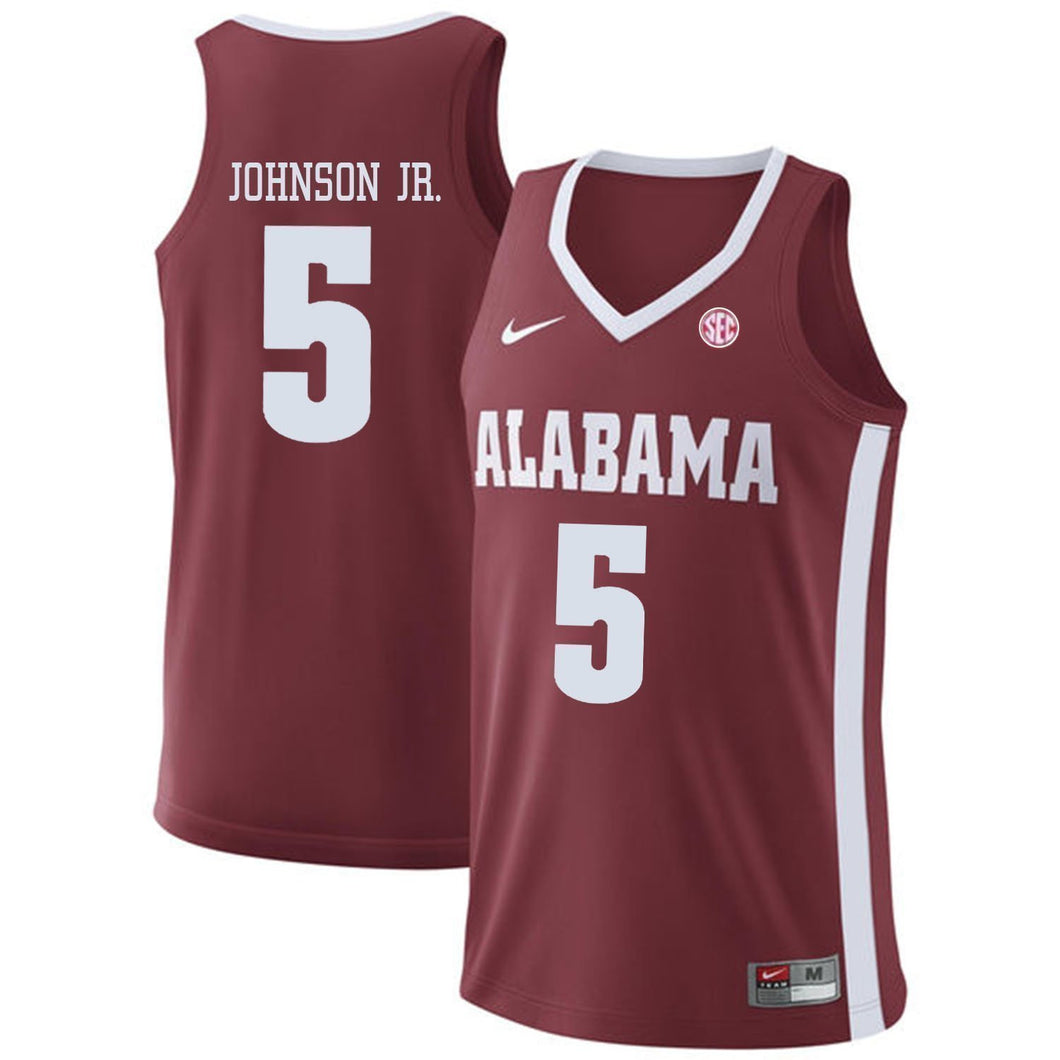 Avery Johnson Jr. Alabama Crimson Tide Basketball Jersey 2019 - Cardinal