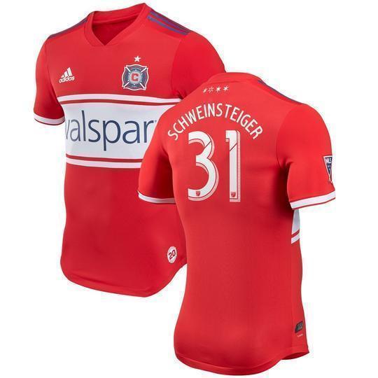 Bastian Schweinsteiger Chicago Fire Primary Jersey 2019 2018