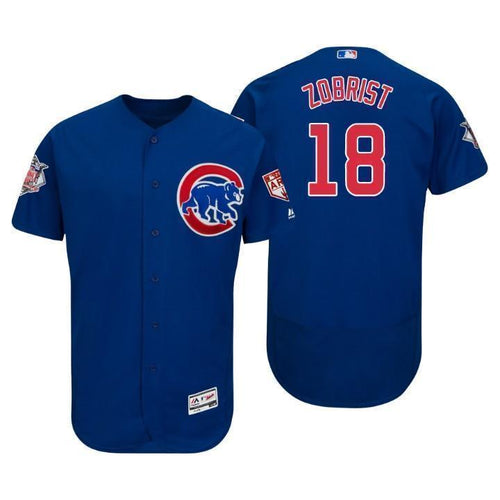 Ben Zobrist Chicago Cubs 2019 Spring Training Baseball Player Jersey 2019