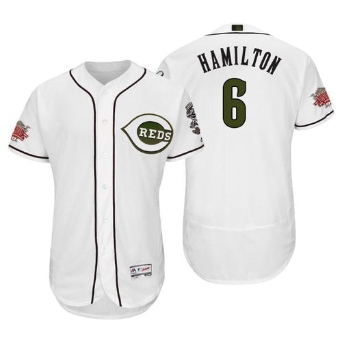 Billy Hamilton Cincinnati Reds 150th Anniversary Baseball Jersey 2019 - Green