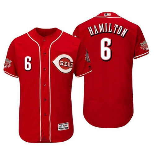Billy Hamilton Cincinnati Reds 150th Anniversary Baseball Jersey 2019 - Scarlet