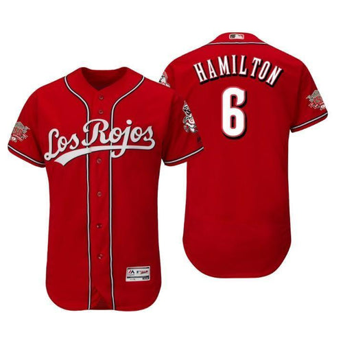 Billy Hamilton Cincinnati Reds 150th Anniversary Baseball Jersey 2019 - Red