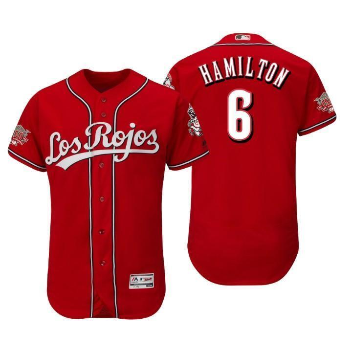 Billy Hamilton Cincinnati Reds 150th Anniversary Baseball Jersey 2019 - Red