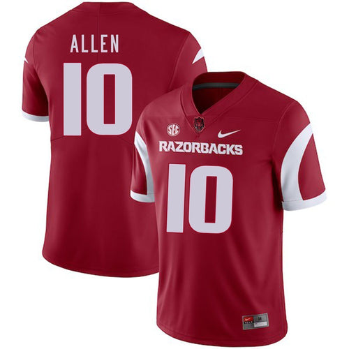 Brandon Allen Arkansas Razorbacks Football Jersey 2019 - Red