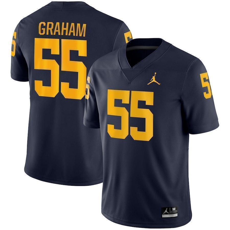 Brandon Graham Michigan Wolverines Football Jersey 2019 - Navy