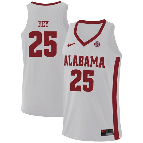 Braxton Key Alabama Crimson Tide Basketball Jersey 2019 - White
