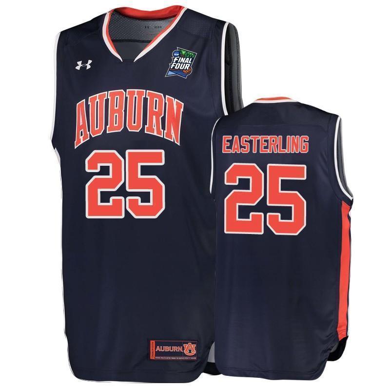 Brett Easterling Auburn Tigers 2019 Final Four Basketball Jersey 2019 - Navy