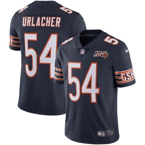Brian Urlacher Chicago Bears 100th Season Game Jersey 2019 - Navy