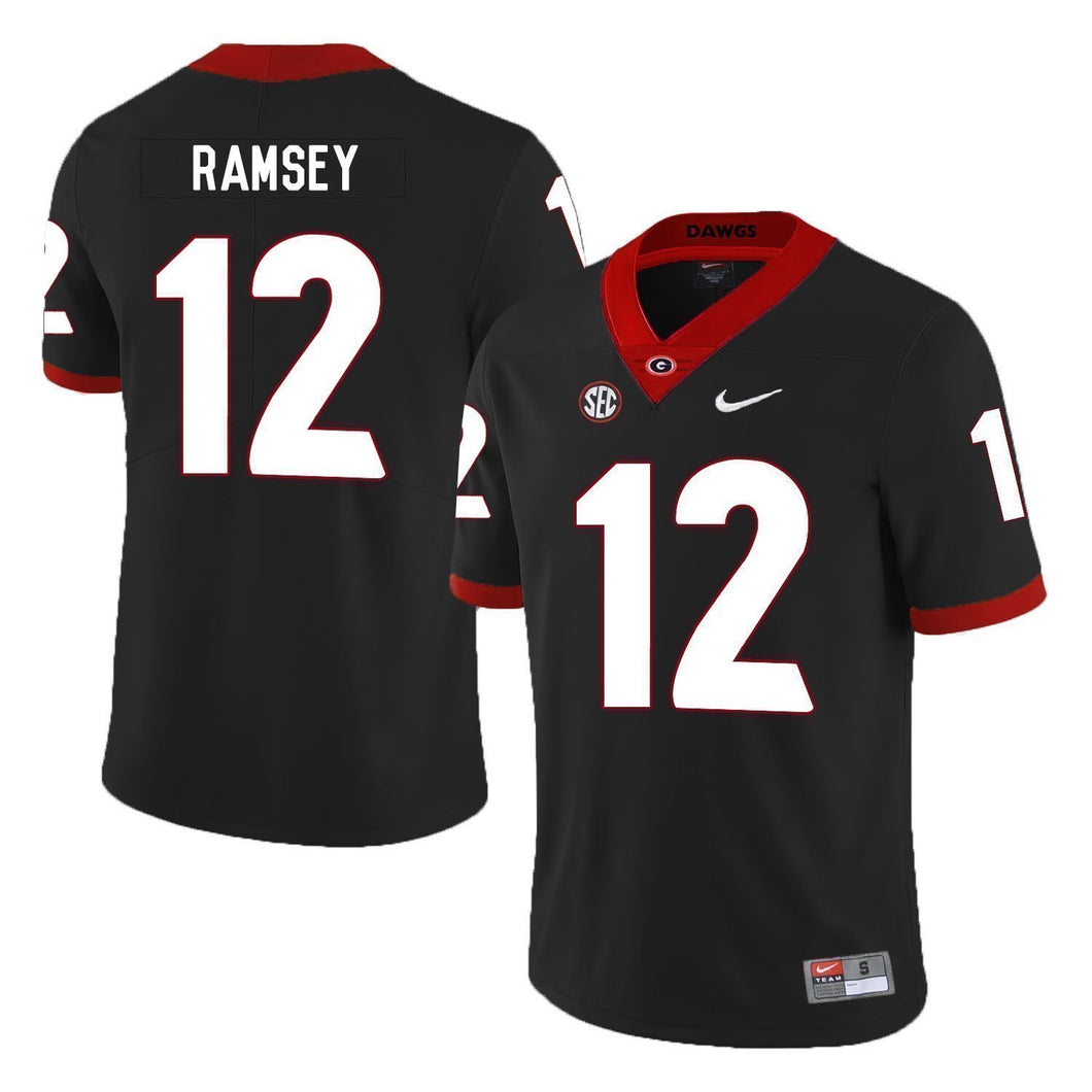 Brice Ramsey Georgia Bulldogs Football Jersey 2019 Black