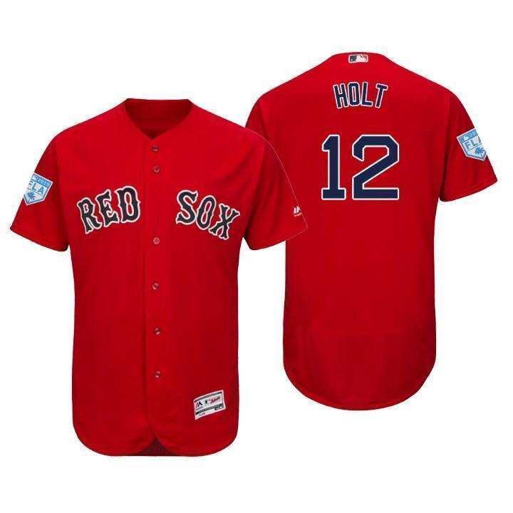 Brock Holt Boston Red Sox 2019 Spring Training Baseball Player Jersey 2019