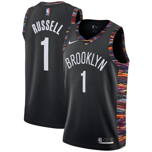Brooklyn Nets #1 D'Angelo Russell NEWCity Edition Swingman Jersey 2019