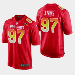 Geno Atkins Cincinnati Bengals AFC 2019 Pro Bowl Game Jersey 2019