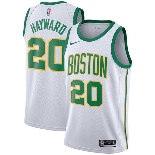 Boston Celtics #20 Gordon Hayward NEWCity Edition Swingman Jersey 2019