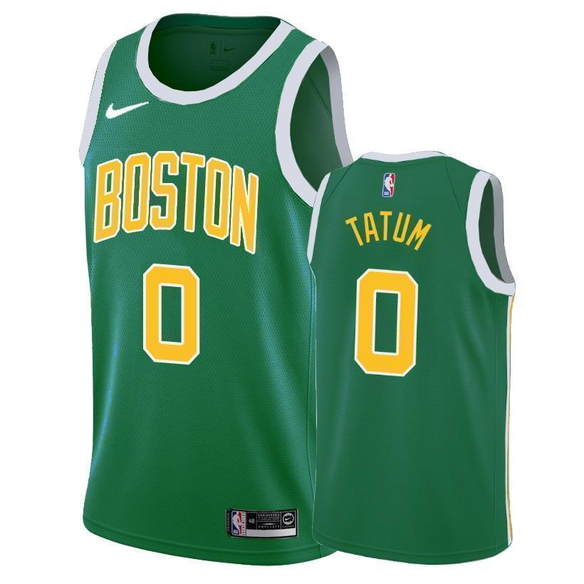 Boston Celtics #0 Jayson TatumEarned Edition Swingman Jersey 2019