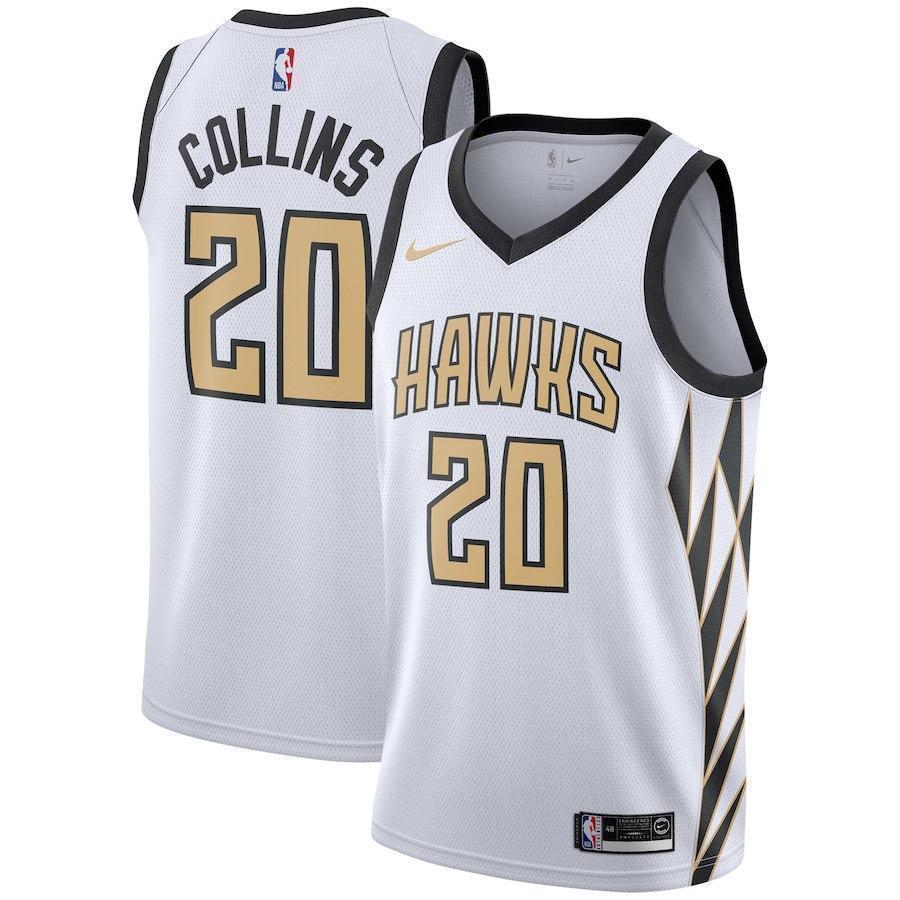 Atlanta Hawks #20 John Collins NEWCity Edition Swingman Jersey 2019
