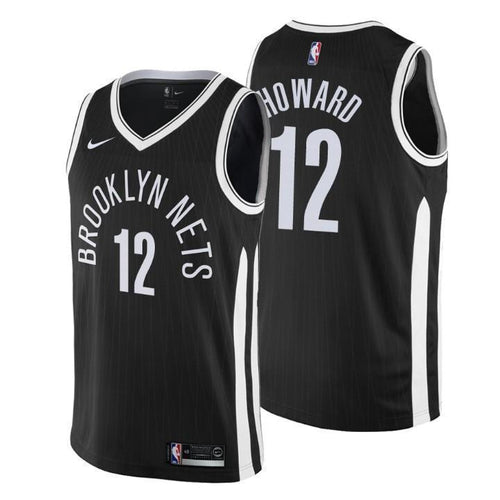 Brooklyn Nets Dwight Howard City Edition Black Swingman Jersey 2019