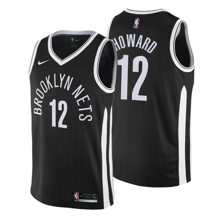 Brooklyn Nets Dwight Howard City Edition Black Swingman Jersey 2019