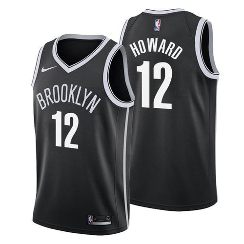 Brooklyn Nets Dwight Howard Icon Edition Black Swingman Jersey 2019