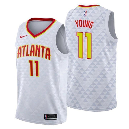Atlanta Hawks Trae Young White Swingman Jersey 2019