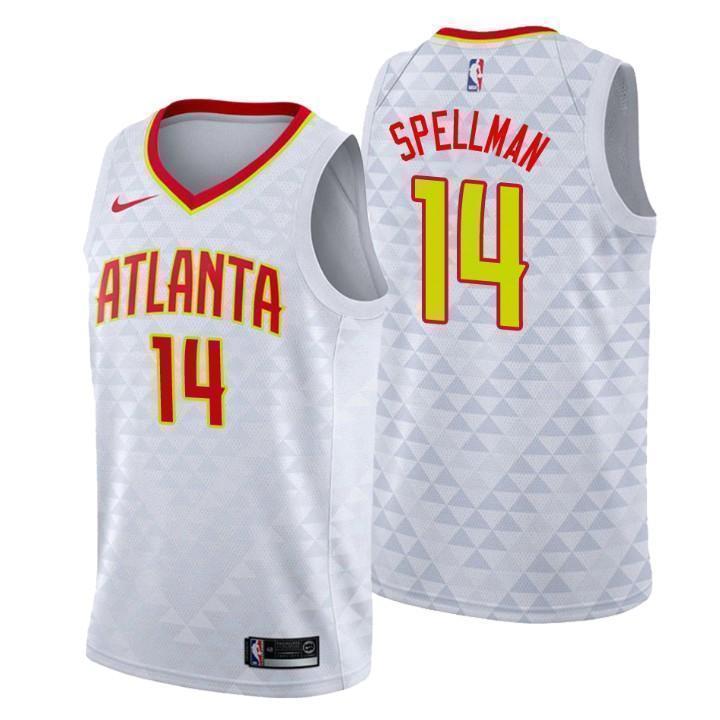 Atlanta Hawks Omari Spellman White Swingman Jersey 2019