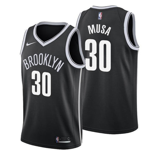 Brooklyn Nets Dzanan Musa Icon Edition Black Swingman Jersey 2019