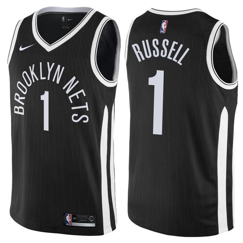 Brooklyn Nets D'Angelo Russell City Edition Black Swingman Jersey 2019