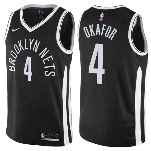 Brooklyn Nets Jahlil Okafor City Edition Black Swingman Jersey 2019