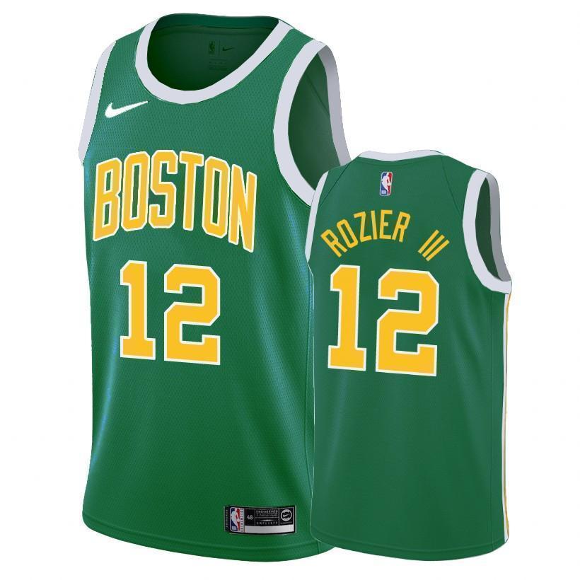 Boston Celtics #12 Terry Rozier IIIEarned Edition Swingman Jersey 2019