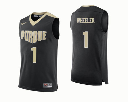 Aaron Wheeler Purdue Boilermakers Basketball Jersey 2019