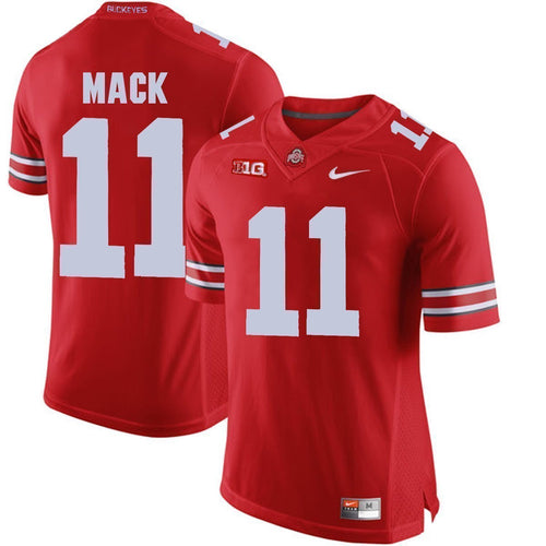 Austin Mack Ohio State Buckeyes Football Jersey 2019 - Red