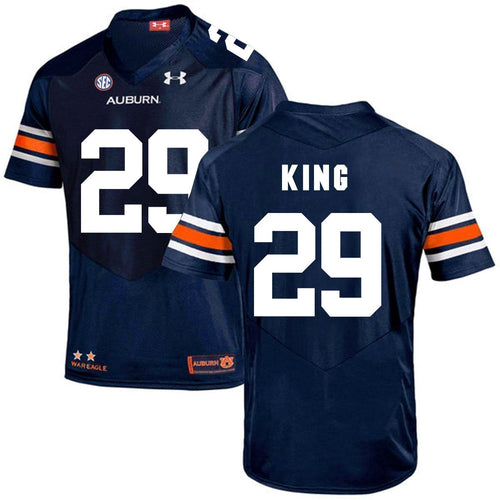 Brandon King Auburn Tigers Football Jersey 2019 - Navy