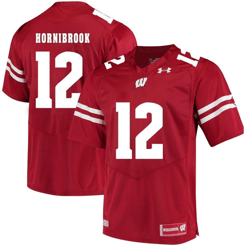 Alex Hornibrook Wisconsin Badgers Football Jersey 2019 Red