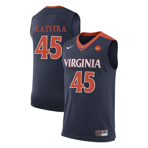 Austin Katstra Virginia Cavaliers Basketball Jersey 2019 - Navy