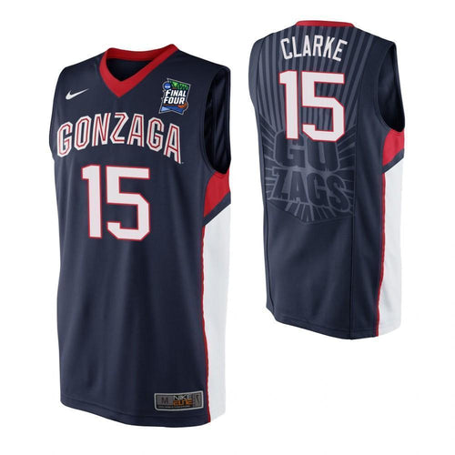 Brandon Clarke Gonzaga Bulldogs 2019 Final Four Basketball Jersey 2019 - Blue