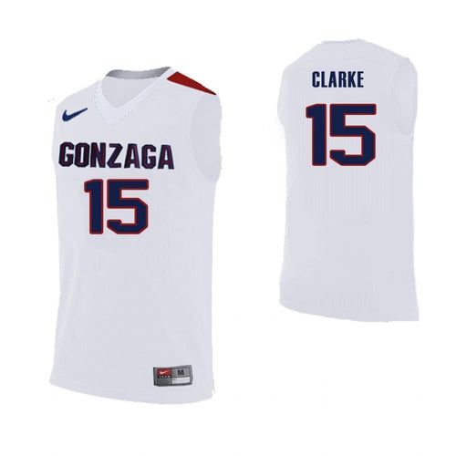 Brandon Clarke Gonzaga Bulldogs Basketball Jersey 2019-White