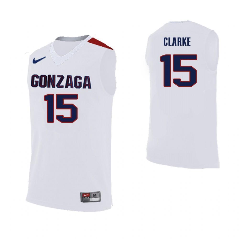 Brandon Clarke Gonzaga Bulldogs Basketball Jersey 2019-White
