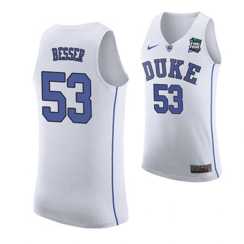 Brennan Besser Duke Blue Devils 2019 Final Four Basketball Jersey 2019 - White