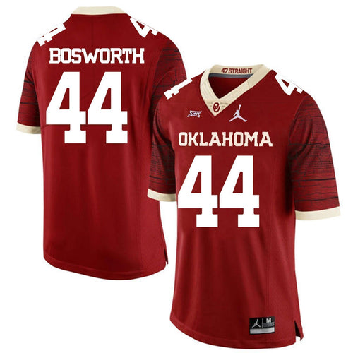 Brian Bosworth Oklahoma Sooners Jordan Football Jersey 2019 - Crimson