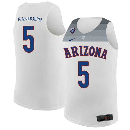 Brandon Randolph Arizona Wildcats Basketball Jersey 2019-White