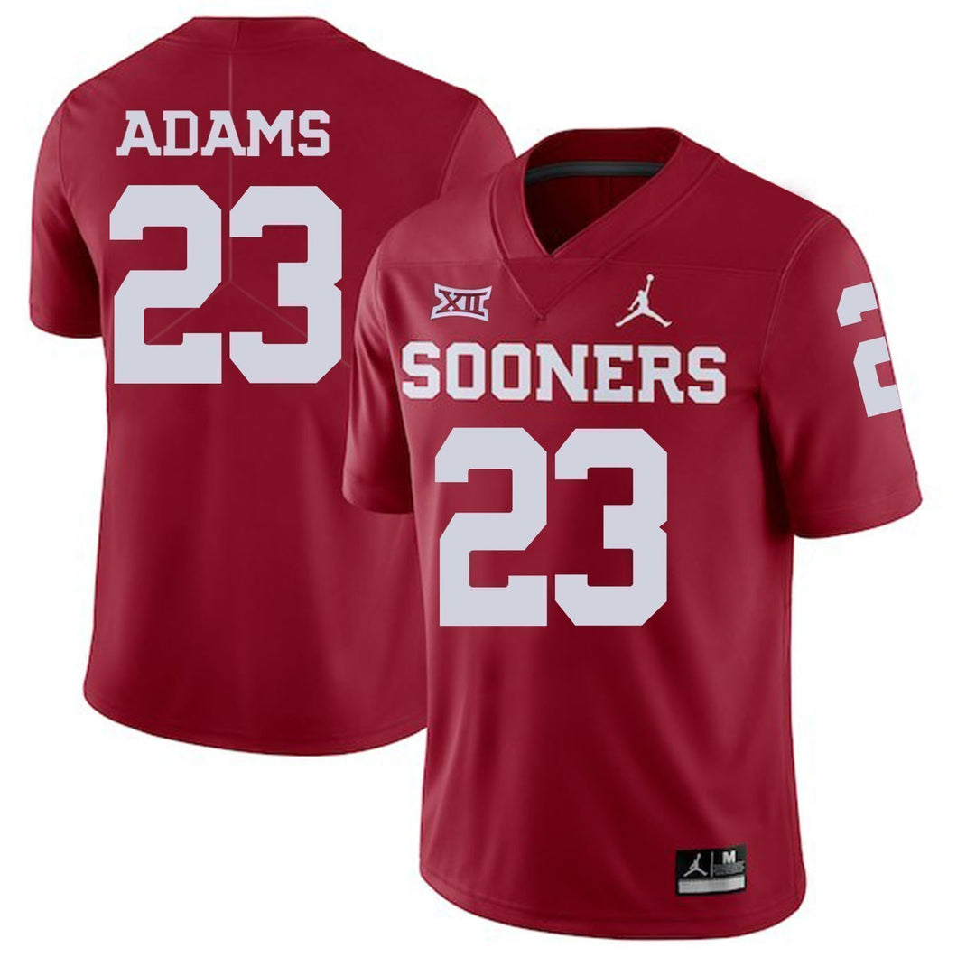 Abdul Adams Oklahoma Sooners Jordan Football Jersey 2019 - Red