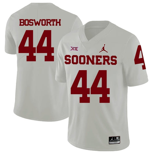 Brian Bosworth Oklahoma Sooners Jordan Football Jersey 2019 - White