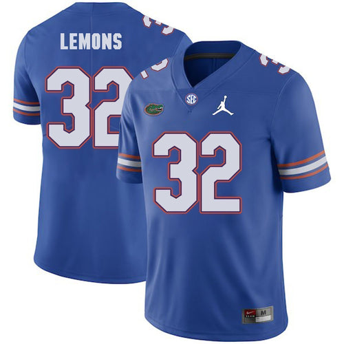 Adarius Lemons Florida Gators Football Jersey 2019 - Blue