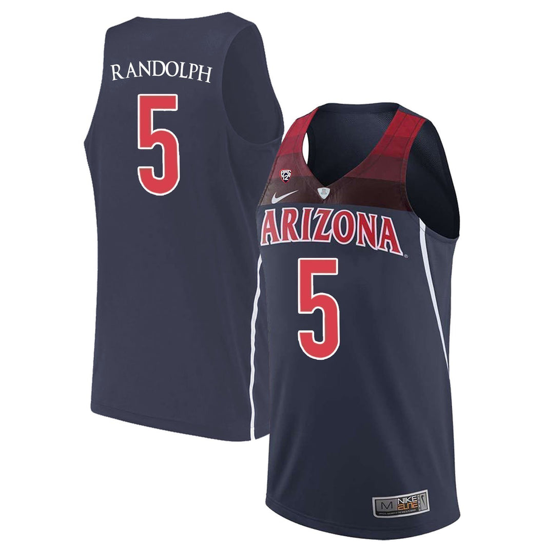 Brandon Randolph Arizona Wildcats Basketball Jersey 2019-Navy
